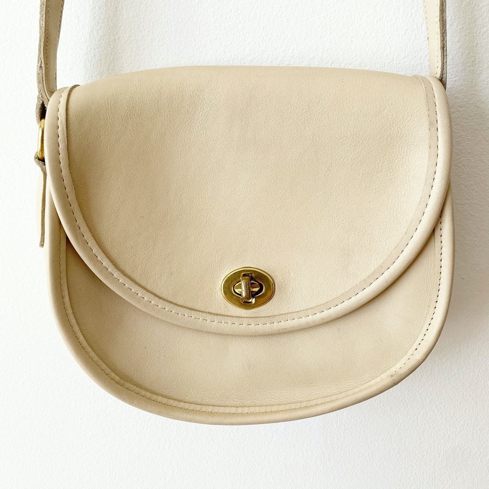 Vtg Coach Leather Watson Bag Crossbody